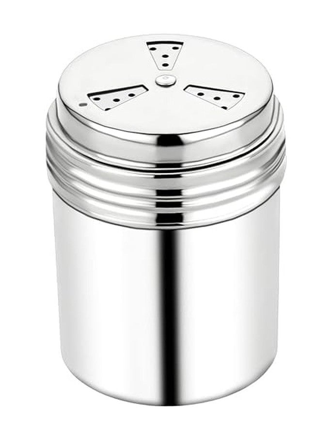 FINALITY Spice Jar Stainless Steel Salt & Pepper Shaker, Oregano, Chilli Flakes Seasoning Sprinkler | Air Tight Kitchen Container | Dining Table Masala Box Dabbi(Small,Pack of 1) - Image 1